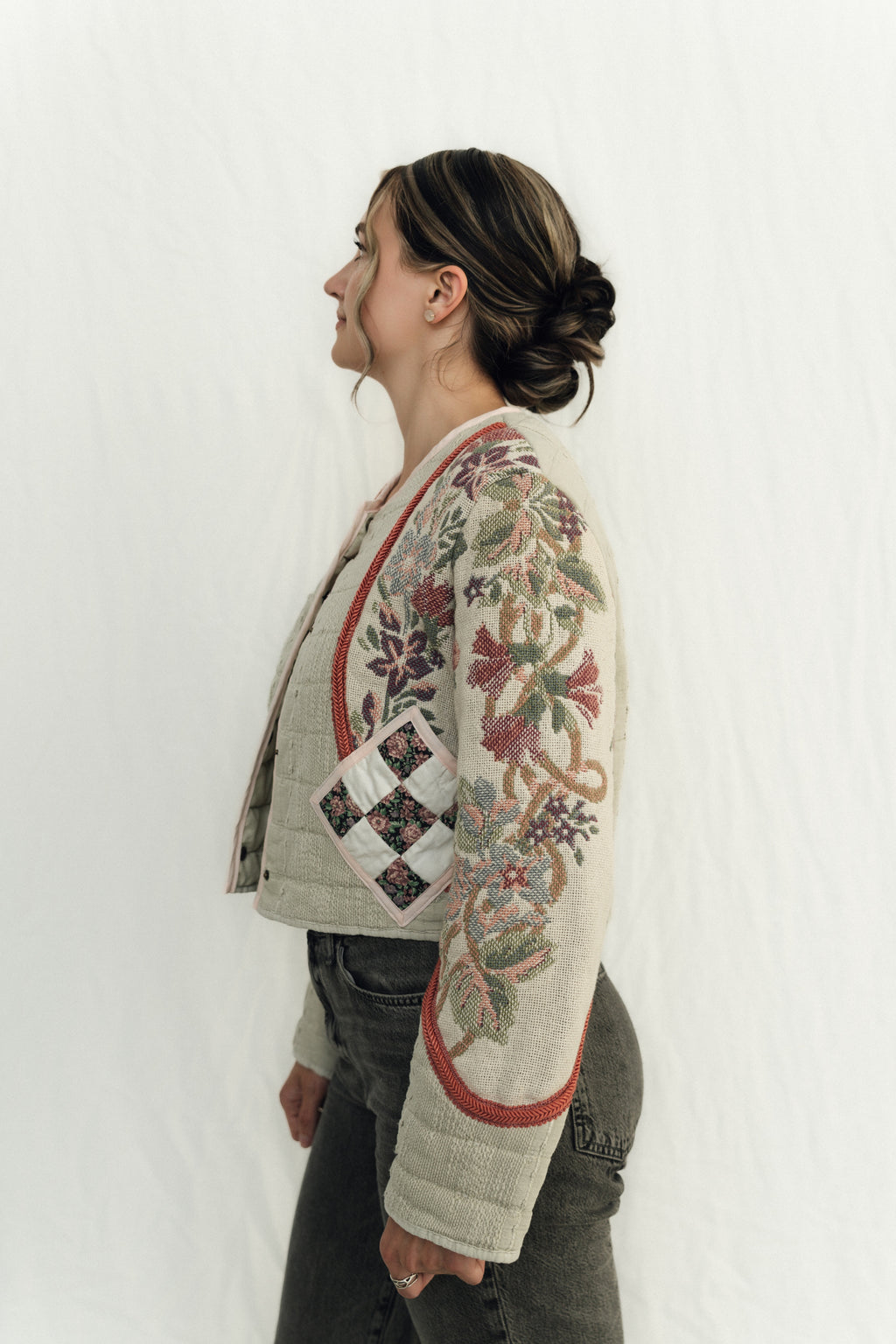 Elodie Quilted Tapestry Jacket