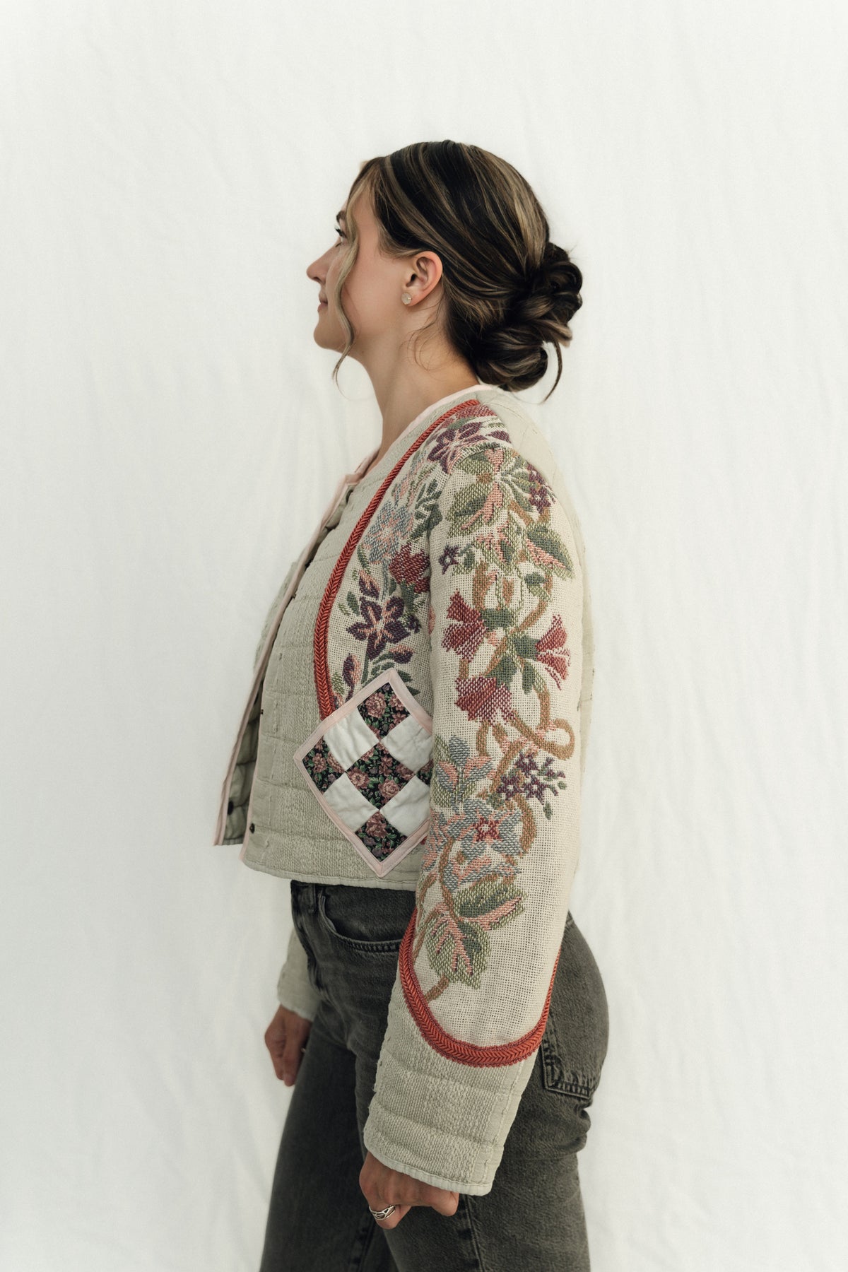 Elodie Quilted Tapestry Jacket