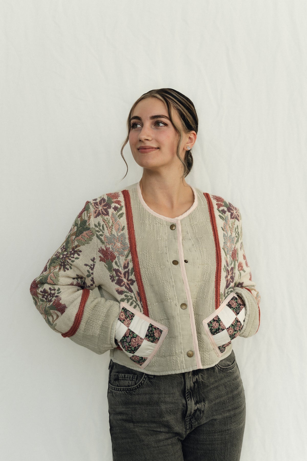 Elodie Quilted Tapestry Jacket